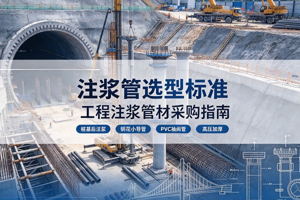 衢州注浆管选型标准