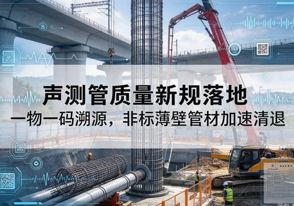 衢州声测管质量新规落地，一物一码溯源，非标薄壁管材加速清退
